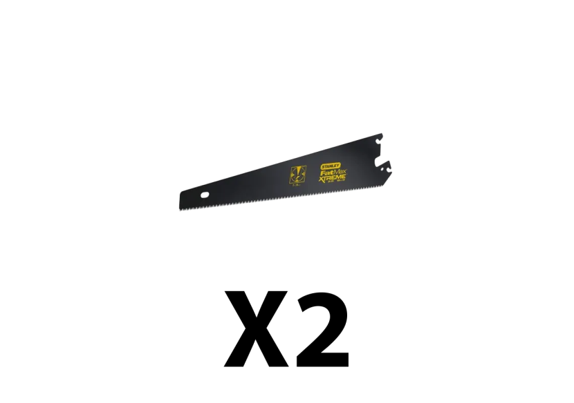 2 lames de scie Instanchange Stanley FATMAX 500 mm