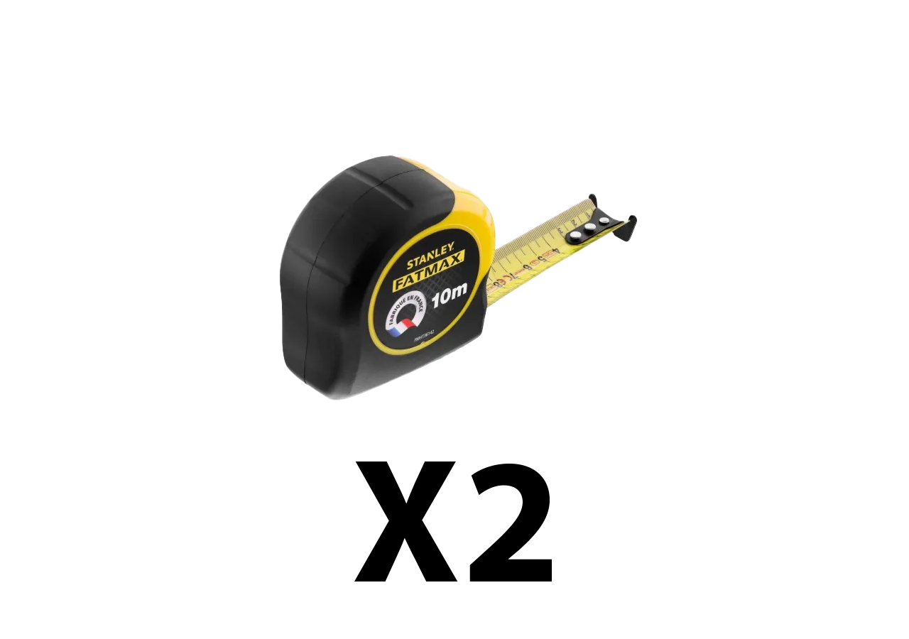 Lot de 2 metres 10 M x 32 mm FATMAX