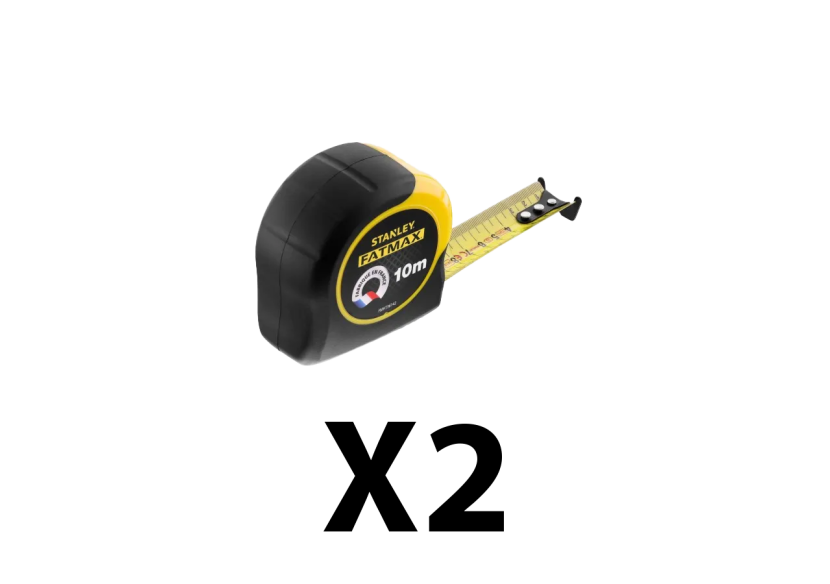 Lot de 2 metres 10 M x 32 mm FATMAX