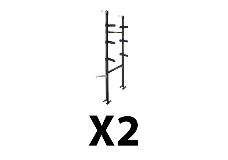 Lot de 2 supports d'amenagement de Van TOUGHSYSTEM Stanley FATMAX