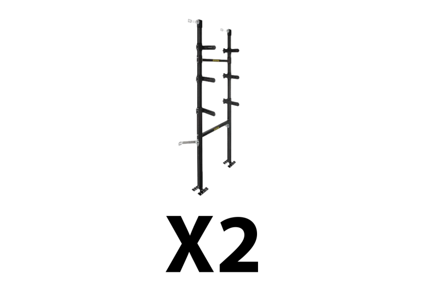 Lot de 2 supports d'amenagement de Van TOUGHSYSTEM Stanley FATMAX