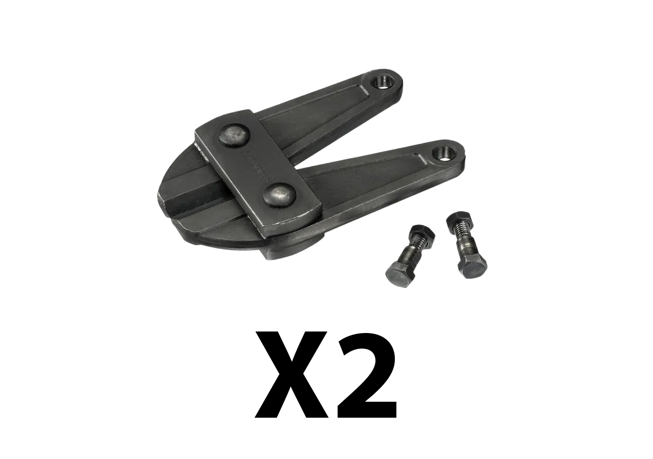 Lot de 2 têtes de rechange pour Coupe-Boulons 750mm Stanley