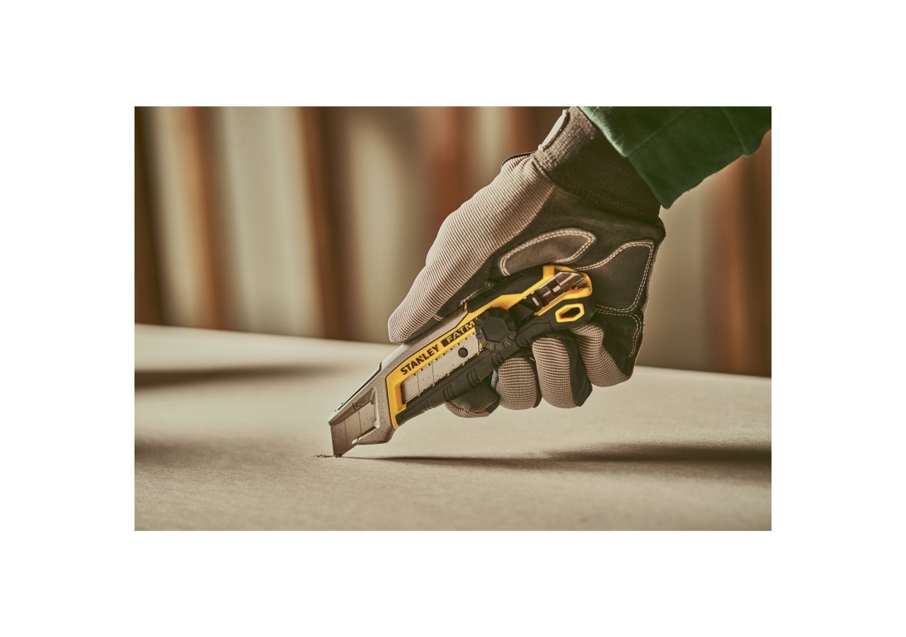 CUTTER 18MM QUICK SNAP FATMAX – MOLETTE CRANTÉE - FMHT10592-0 - Stanley