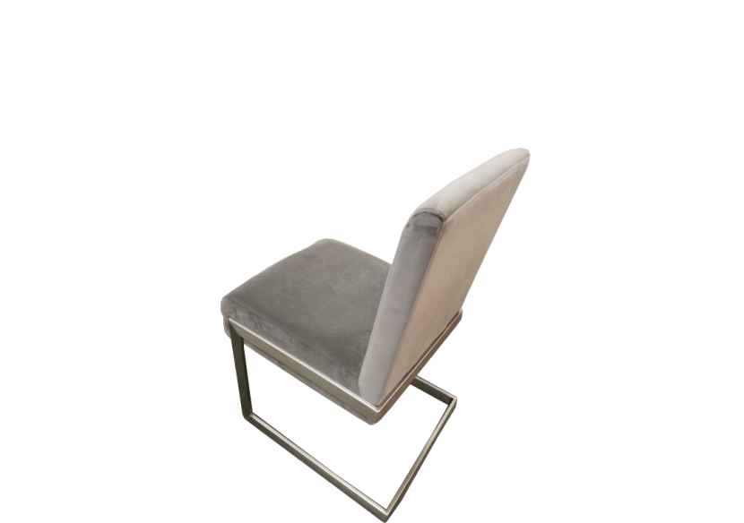 Petite chaise de salle à manger corail en diamant, ensemble de 2