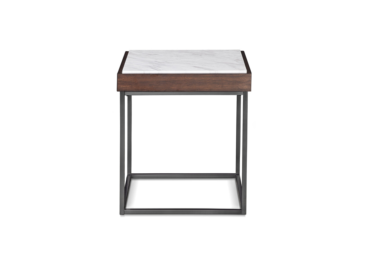 Table de bout Ennis en sable brun