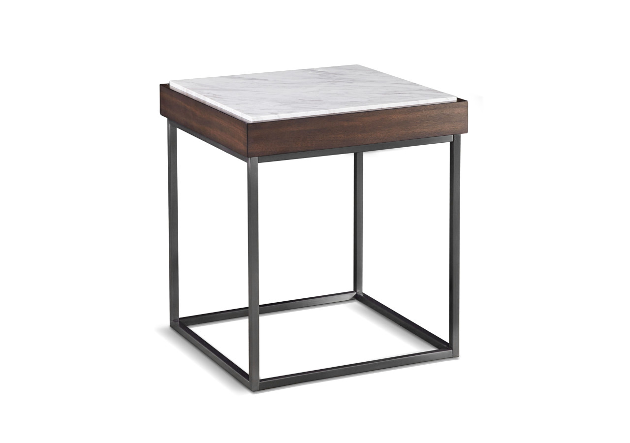 Table de bout Ennis en sable brun