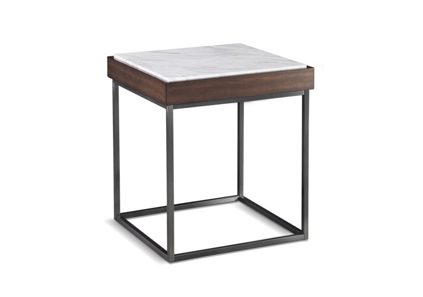 Table de bout Ennis en sable brun