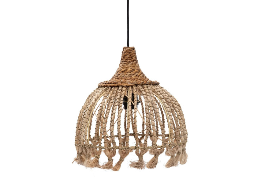 Le Pendentif Pompon Abaca - Naturel - S