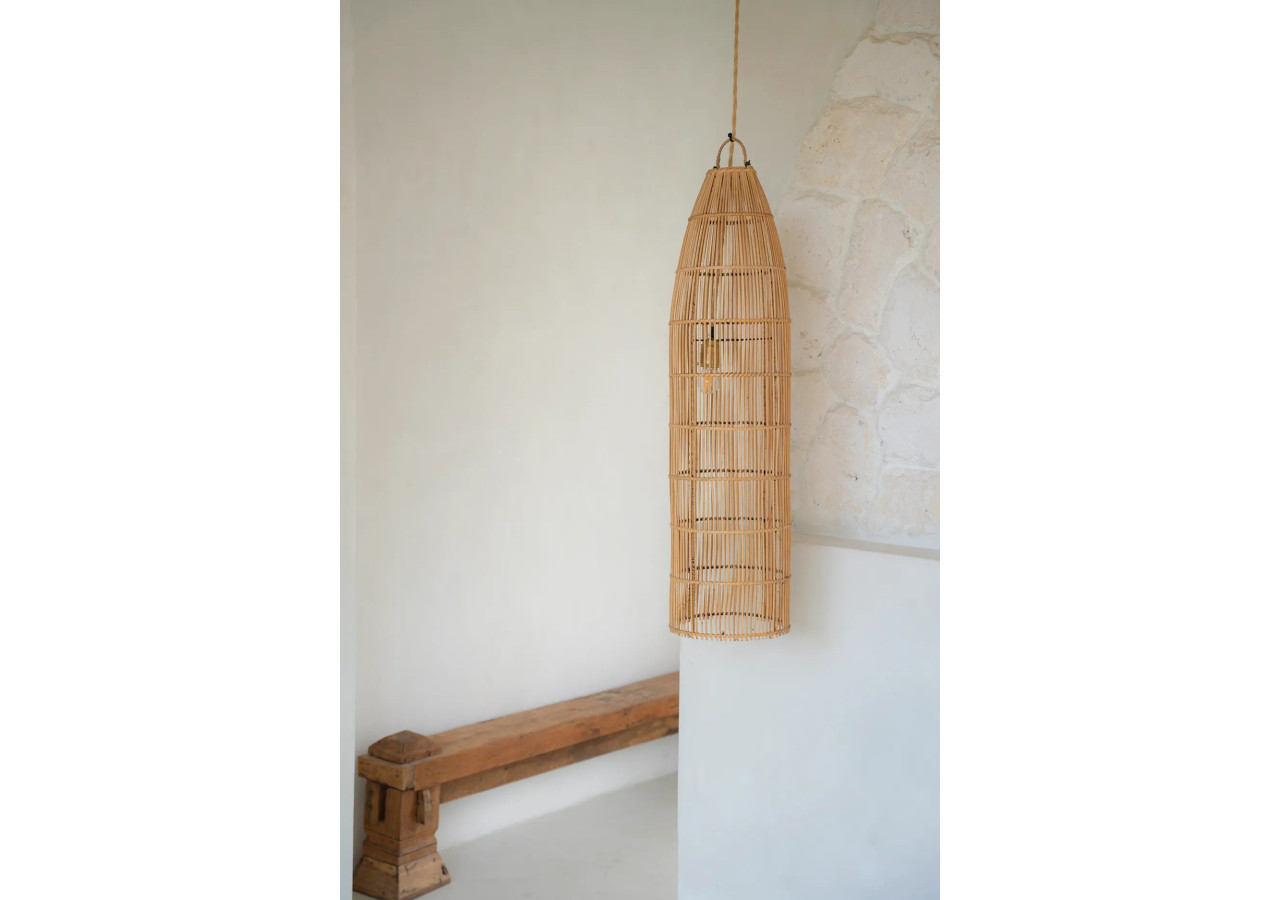 Pendentif Piège à Poisson - Naturel - L