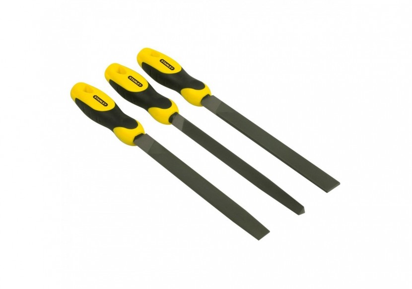 LIMES MI-DOUCES 200MM - JEU DE 3PCS - 0-22-464 - Stanley