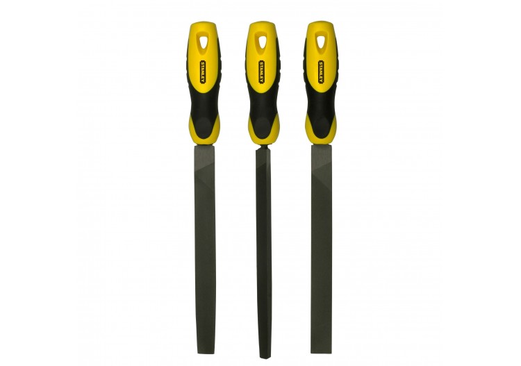 LIMES MI-DOUCES 200MM - JEU DE 3PCS - 0-22-464 - Stanley 2