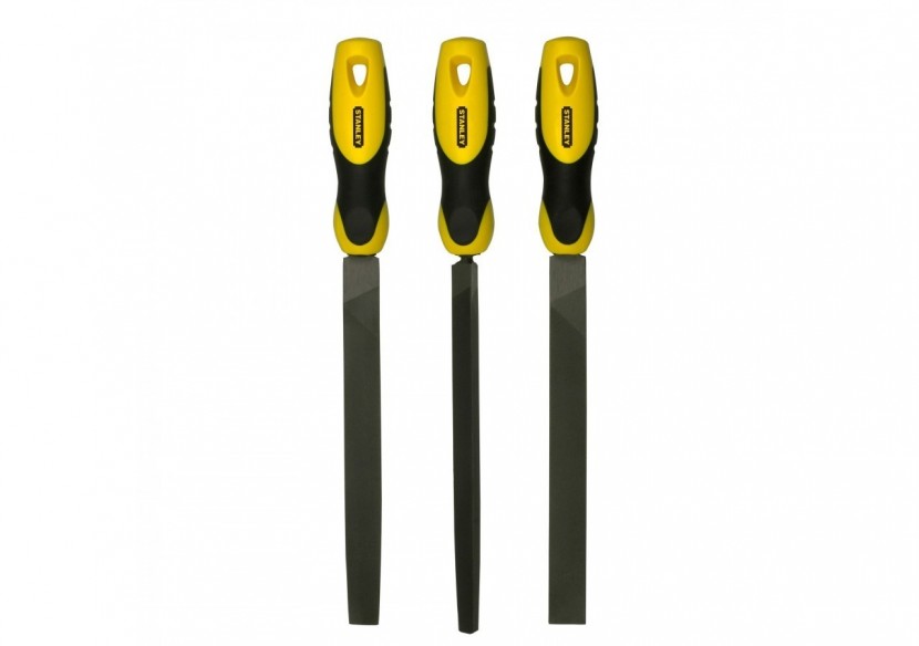 LIMES MI-DOUCES 200MM - JEU DE 3PCS - 0-22-464 - Stanley