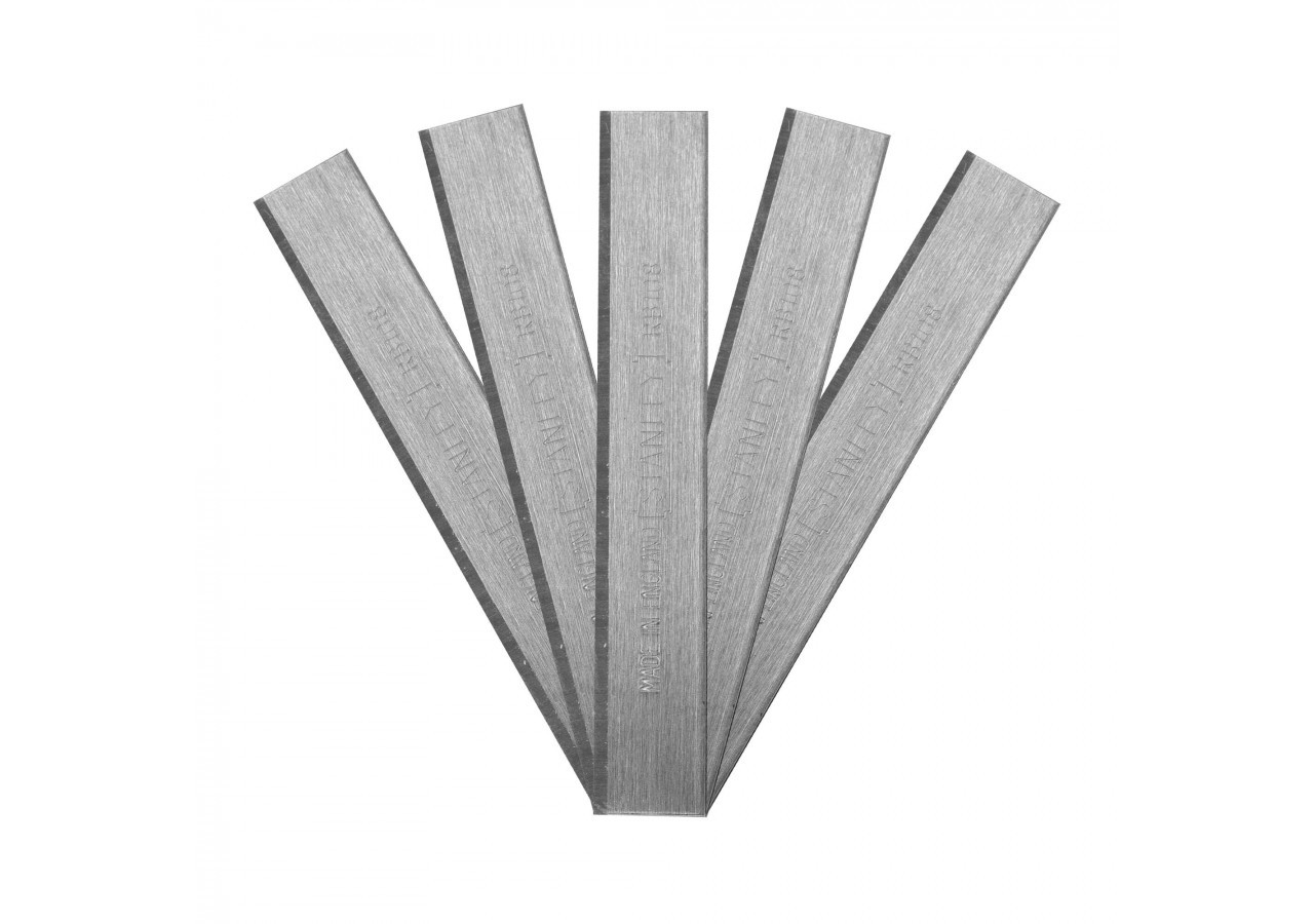 FER POUR RABOT RB10 ET RB5 - CARTE DE 5 LAMES DROITES - 0-12-378 - Stanley