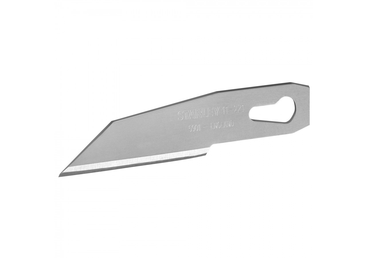 LAME DE SCALPEL DROITE 5901 - CARTE 3 LAMES - 0-11-221 - Stanley