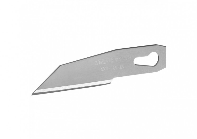 LAME DE SCALPEL DROITE 5901 - CARTE 3 LAMES - 0-11-221 - Stanley