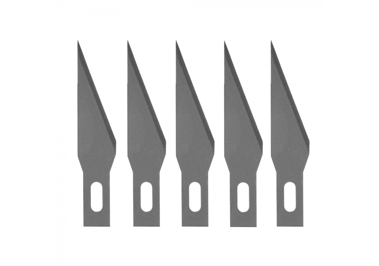 LAME DE SCALPEL HOBBY A ANGLE AIGU - CARTE DE 5 LAMES - 0-11-411 - Stanley