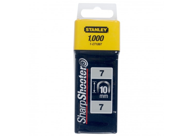 AGRAFES CAVALIERS 12MM TYPE 7 - BOITE DE 1000PCS - 1-CT108T - Stanley