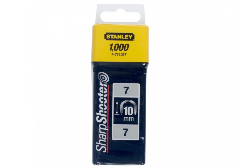 AGRAFES CAVALIERS 12MM TYPE 7 - BOITE DE 1000PCS - 1-CT108T - Stanley