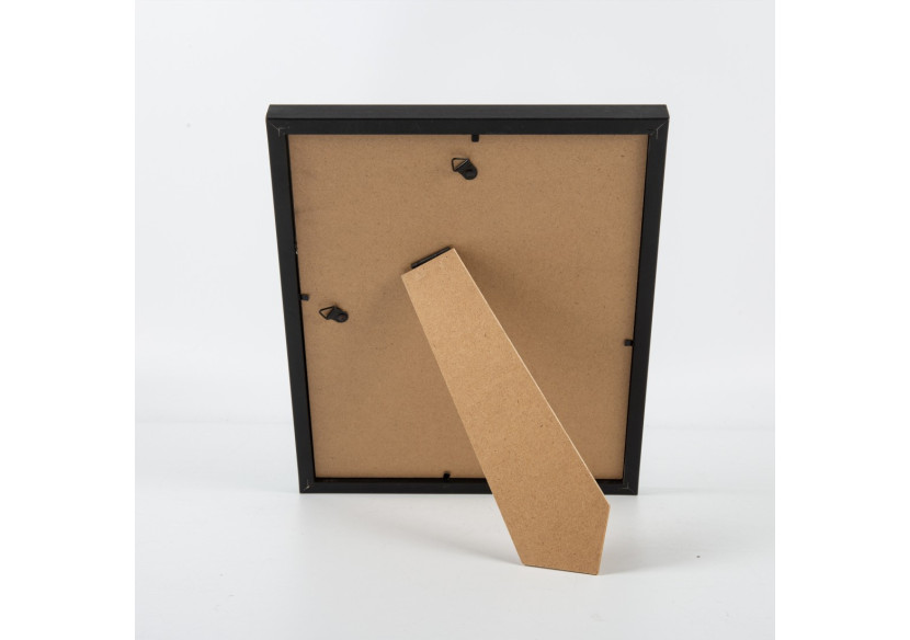 Cadre photo ADI - 13x18cm en tressé noir et beige - HTOK4643 - Mondex Cadre photo ADI - 13x18cm en tressé noir et beige - HTOK4643 - Mondex