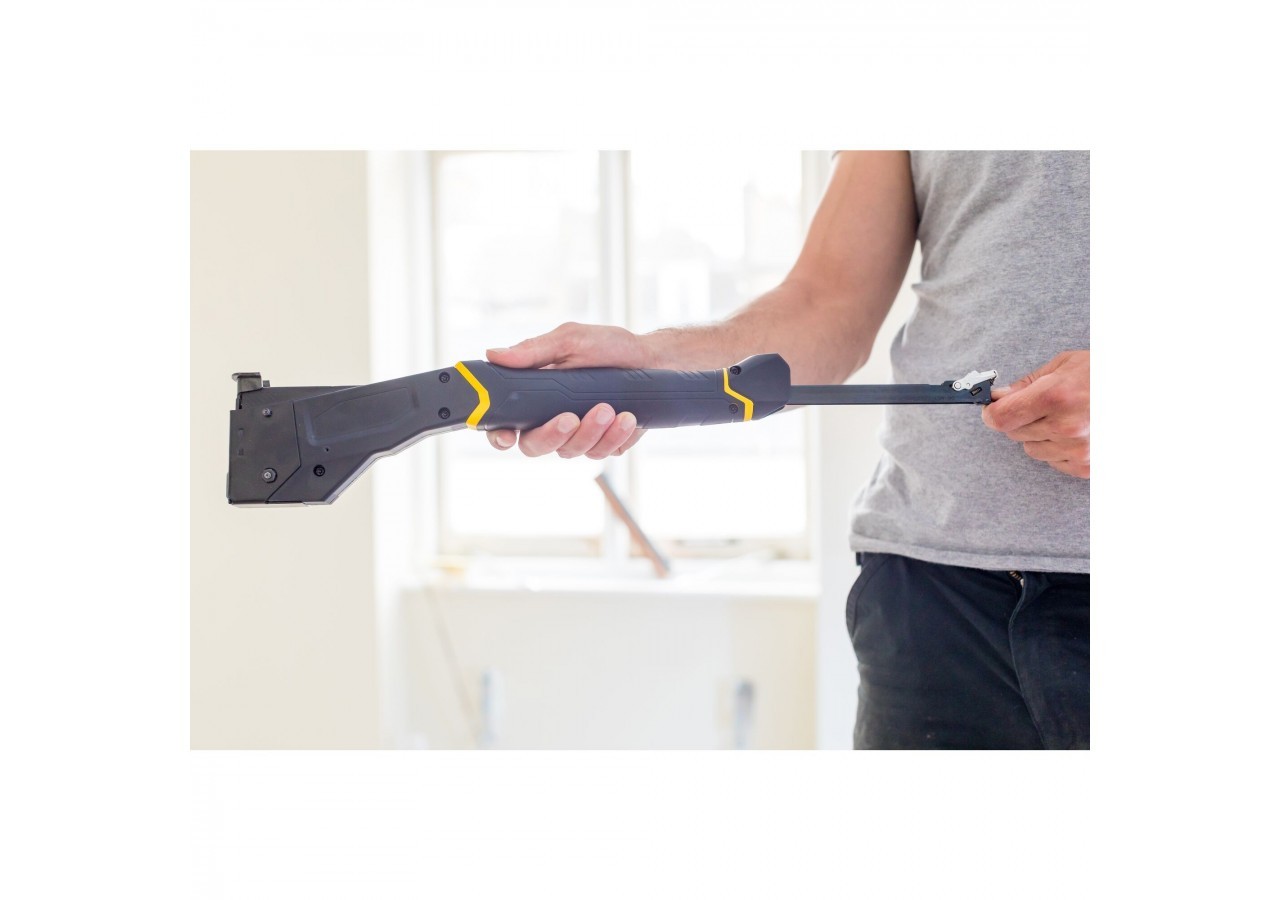 MARTEAU AGRAFEUR HAUTE
 CAPACITE FATMAX + 1000 AGRAFES TYPE G 10 MM - FMHT81394-9 - Stanley