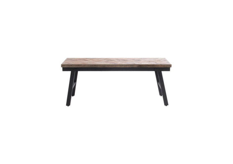 Banc Herringbone - Naturel 110 cm - INSU002N-110 - Bazar Bizar