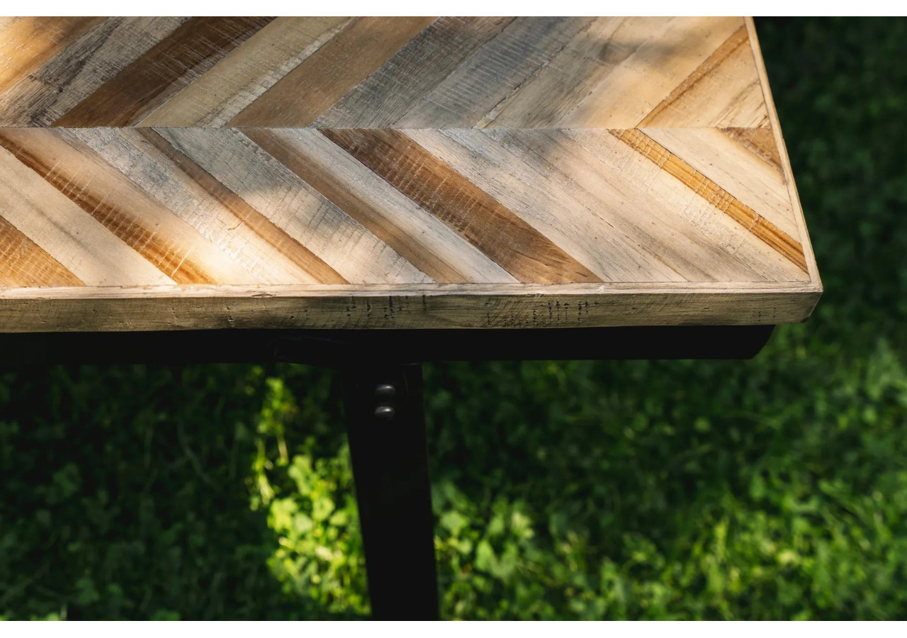 Banc Herringbone - Naturel 110 cm - INSU002N-110 - Bazar Bizar