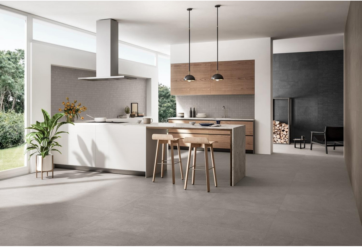 Mosaïque rail murale grès cérame Horizon - Panaria : Confort'Mat