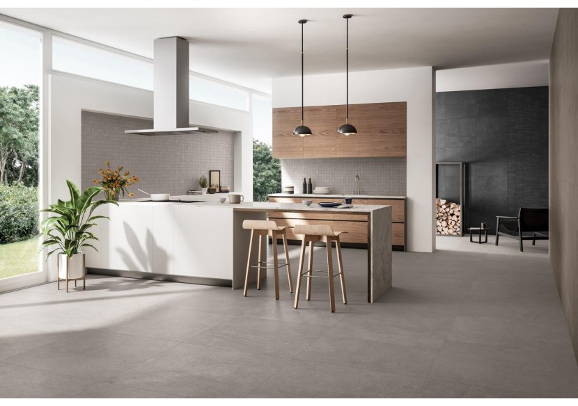 Mosaïque rail murale grès cérame Horizon - Panaria : Confort'Mat