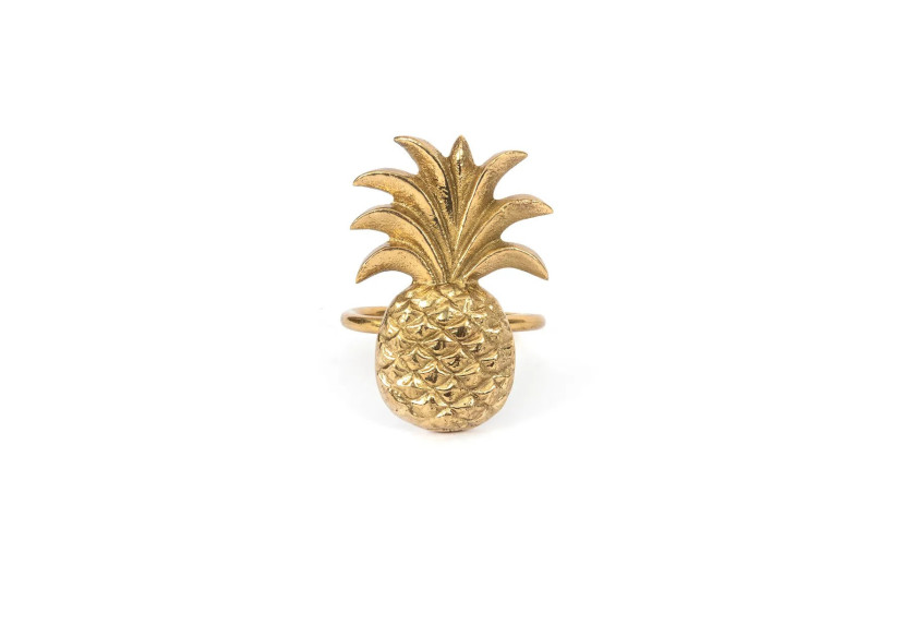 Anneau de Serviette THE PINEAPPLE - Or - BABRA008G - Bazar Bizar Anneau de Serviette THE PINEAPPLE - Or - BABRA008G - Bazar Bizar
