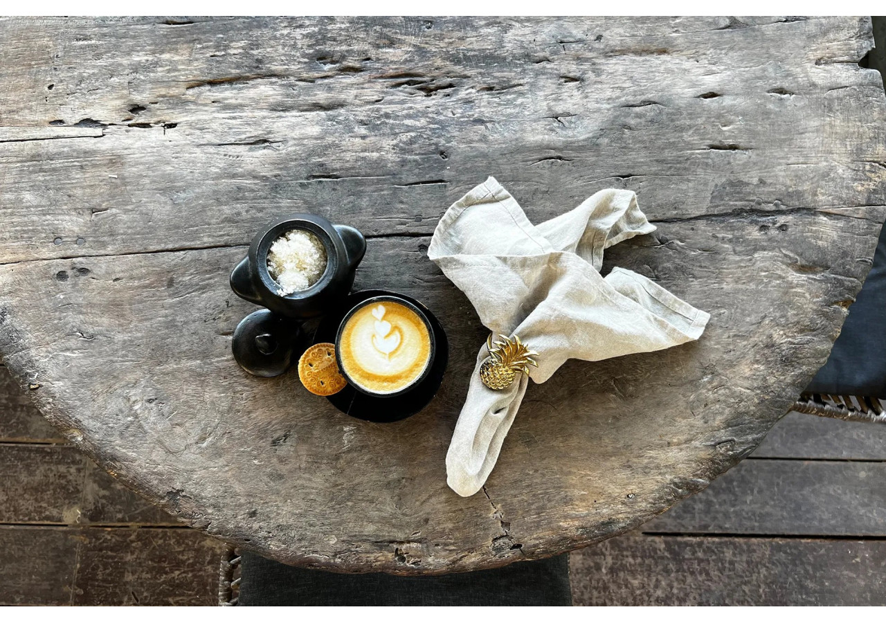 Anneau de Serviette THE PINEAPPLE - Or - BABRA008G - Bazar Bizar