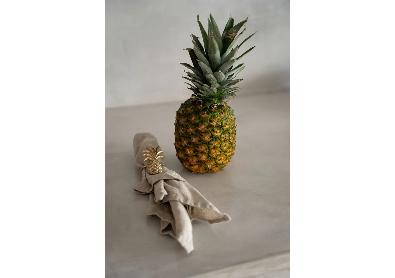 Anneau de Serviette THE PINEAPPLE - Or - BABRA008G - Bazar Bizar