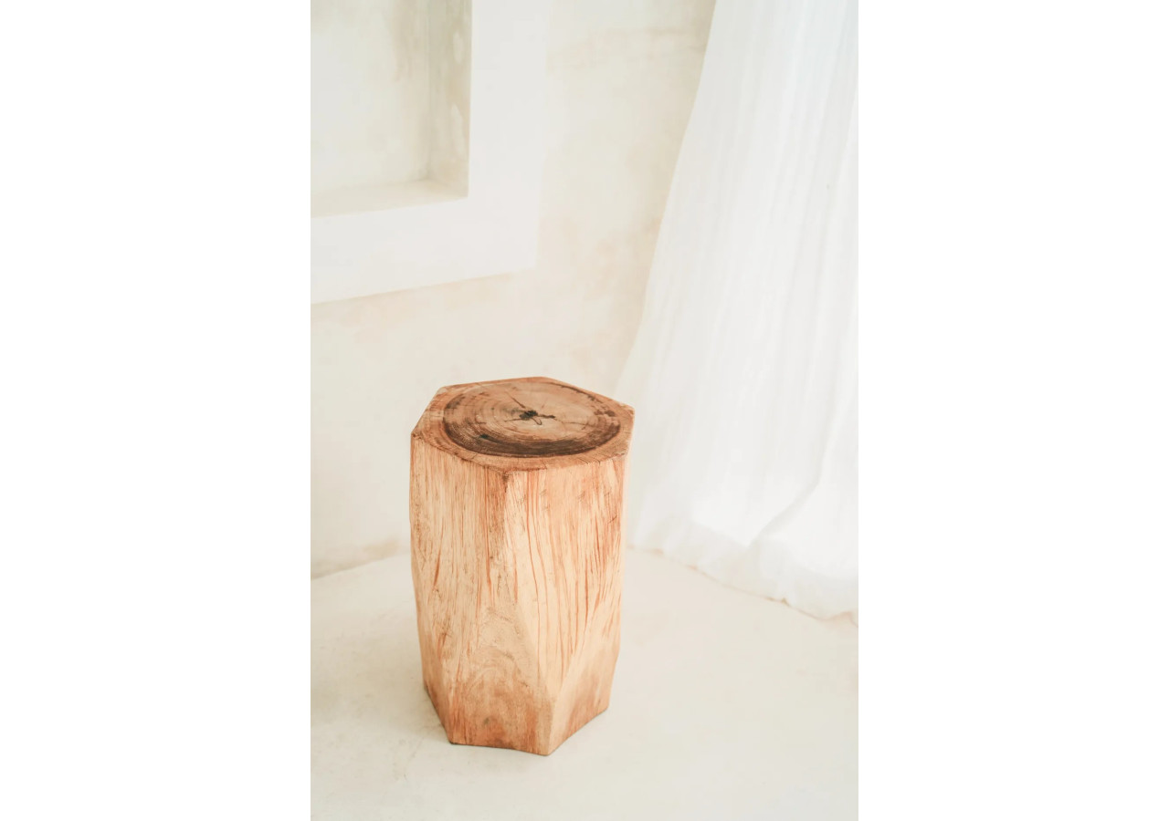 Tabouret Adira - Naturel - JAHU018N - Bazar Bizar