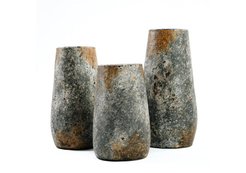 Vase Spooky - Gris Antique - Taille S - JABR092AG-S - Bazar Bizar