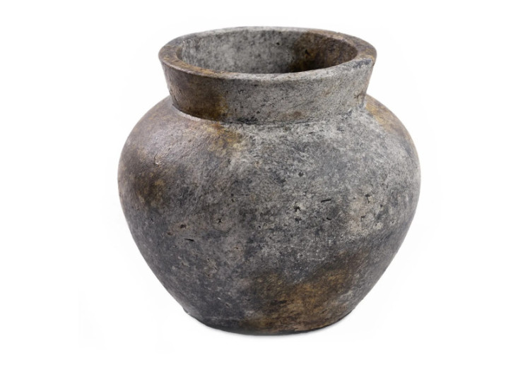 Vase Funky - Gris Antique - Taille L - JABR091AG-L - Bazar Bizar