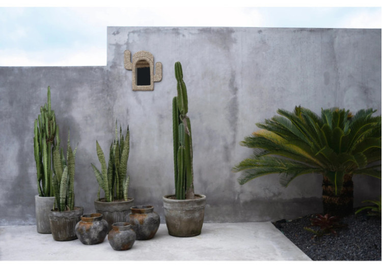 Vase Funky - Gris Antique - Taille L - JABR091AG-L - Bazar Bizar 2