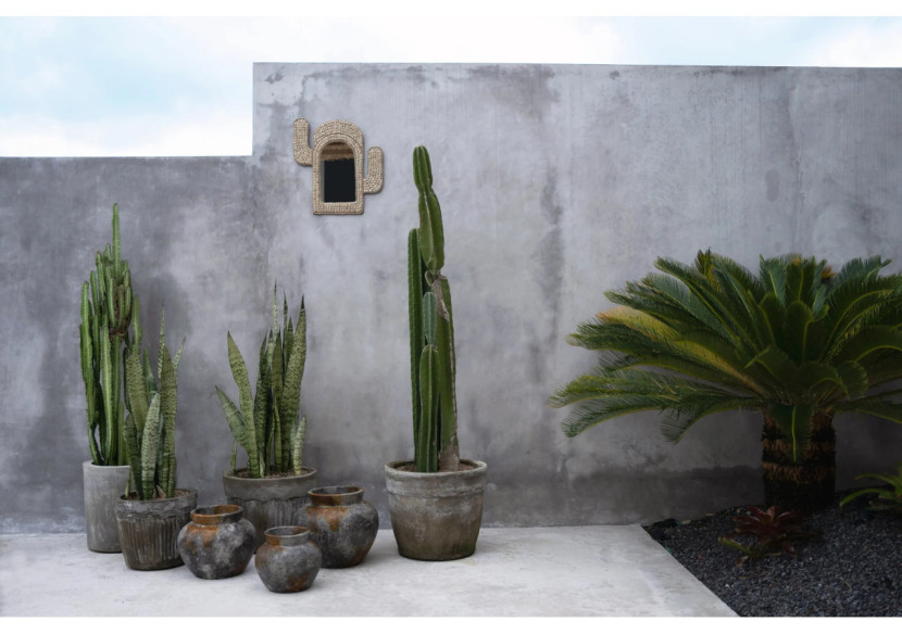 Vase Funky - Gris Antique - Taille L - JABR091AG-L - Bazar Bizar