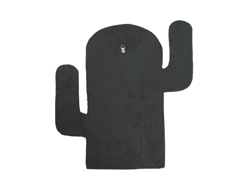 Miroir Cactus en Coquillages - Blanc - BABL024W - Bazar Bizar