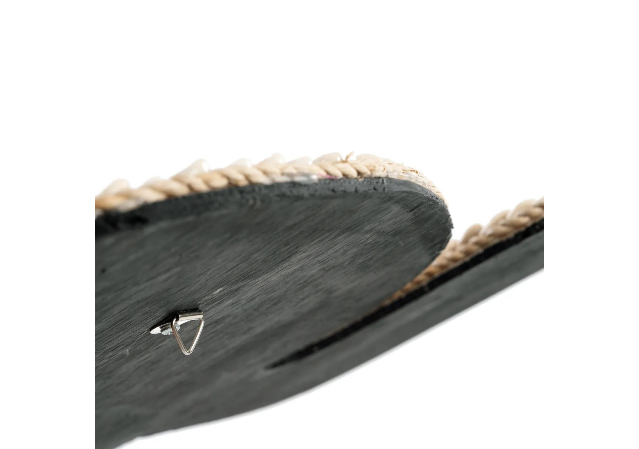 Miroir Cactus en Coquillages - Blanc - BABL024W - Bazar Bizar