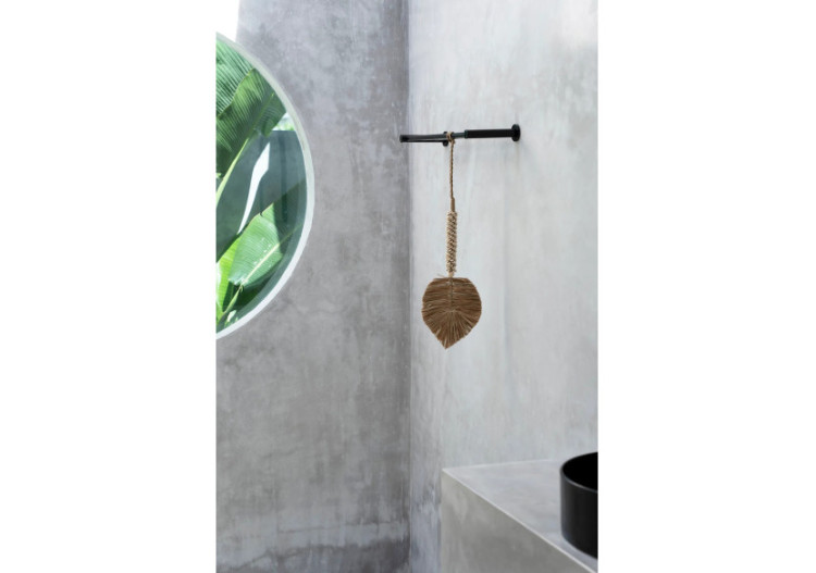 Tassel en Coquillages et Raffia - Crème Naturelle - BALE081CN - Bazar Bizar 2