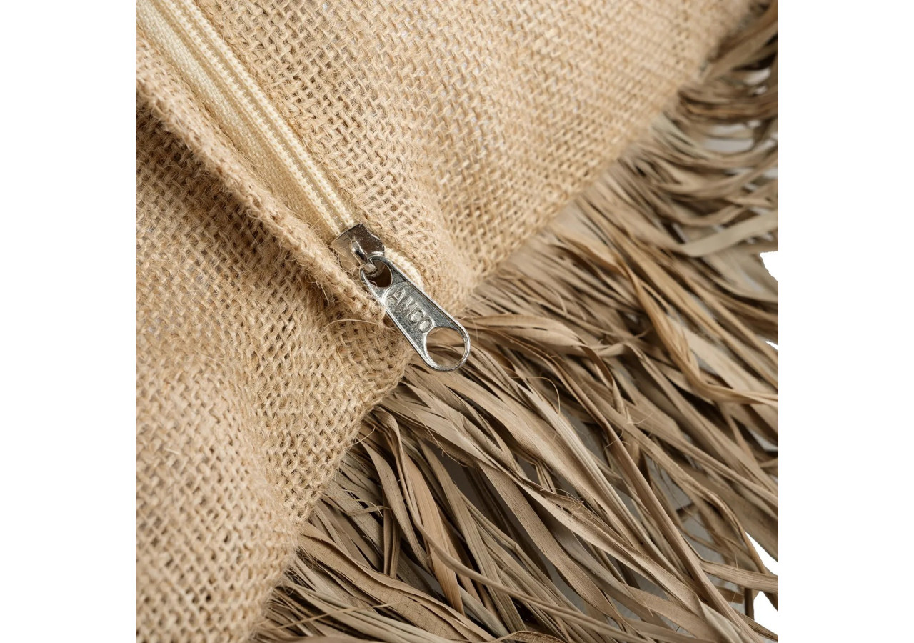Housse de Coussin Jute Bonita - Naturelle - 60x60 - JABR066N-60x60 - Bazar Bizar