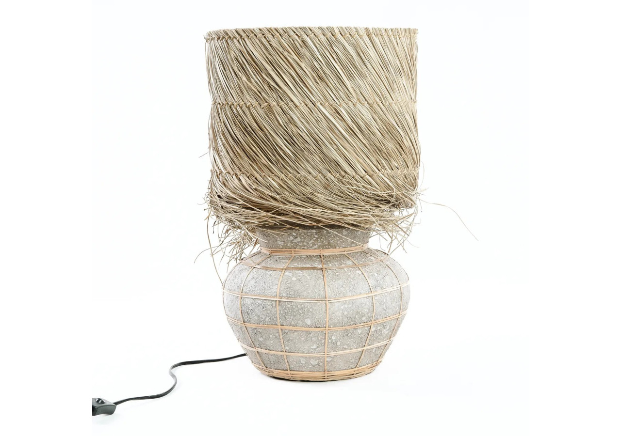 Lampe de table LIPSI - Béton naturel - JABR081NCon - Bazar Bizar