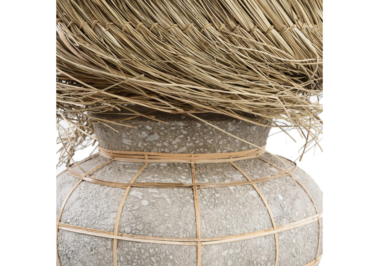 Lampe de table LIPSI - Béton naturel - JABR081NCon - Bazar Bizar