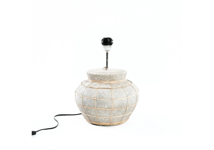 Lampe de table LIPSI - Béton naturel - JABR081NCon - Bazar Bizar