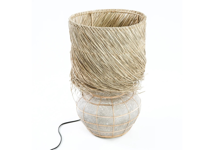 Lampe de table LIPSI - Béton naturel - JABR081NCon - Bazar Bizar