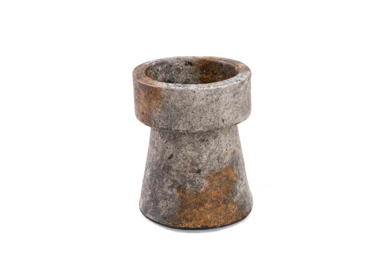 Support de Bougie GIPSY - Gris Antique - Taille M - JABR093AG-M - Bazar Bizar
