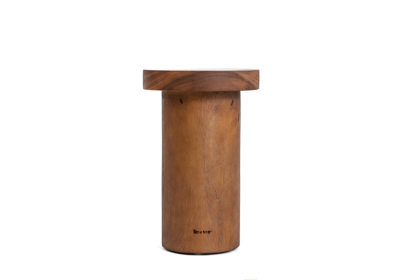 Table d'Appoint INTI - Teck Naturel - JACI023N - Bazar Bizar