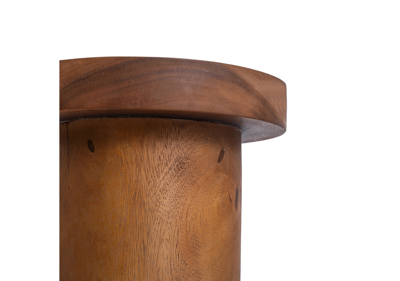Table d'Appoint INTI - Teck Naturel - JACI023N - Bazar Bizar