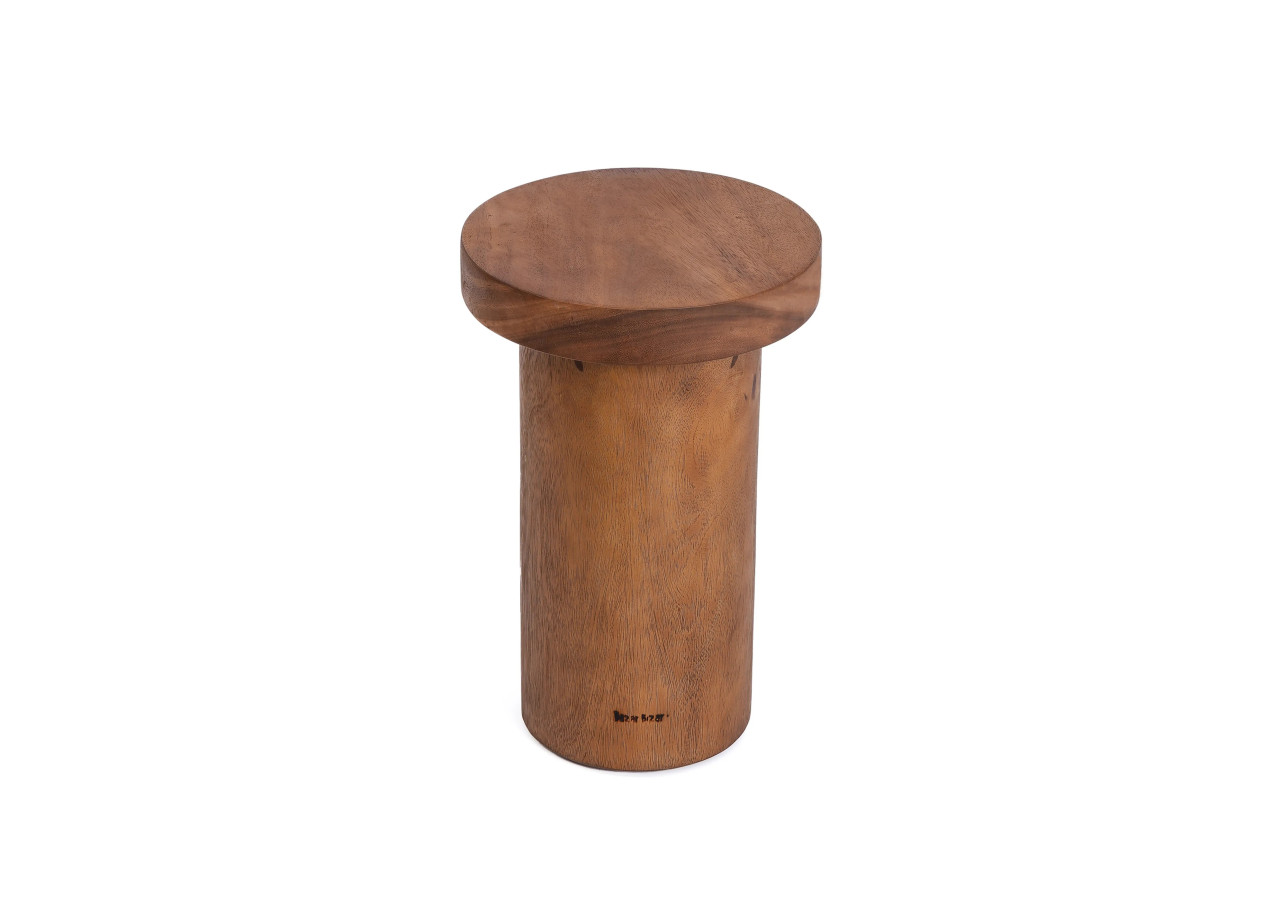 Table d'Appoint INTI - Teck Naturel - JACI023N - Bazar Bizar