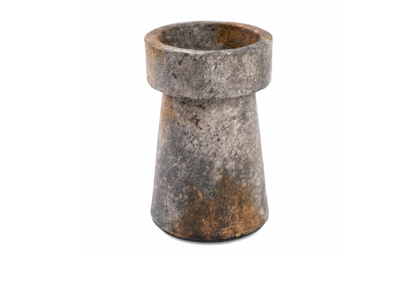 Support de Bougie GIPSY - Gris Antique - Taille L - JABR093AG-L - Bazar Bizar