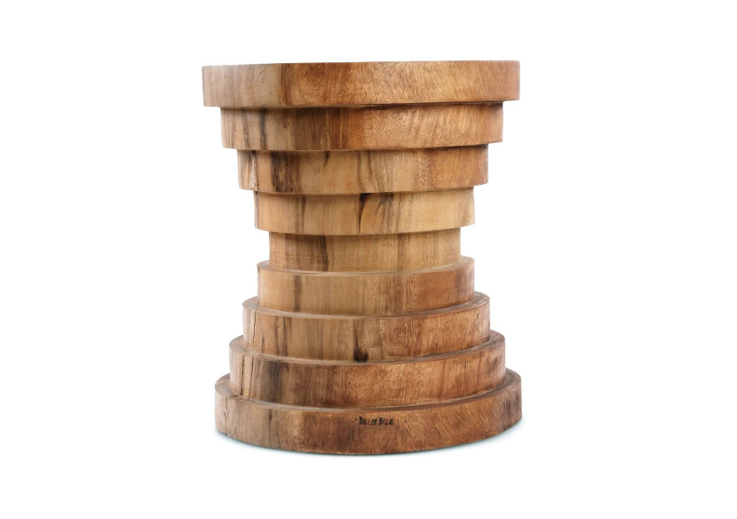Tabouret Mazu - Bois Suar Naturel au Design Contemporain - JACI008N - Bazar Bizar Tabouret Mazu - Bois Suar Naturel au Design Contemporain - JACI008N - Bazar Bizar